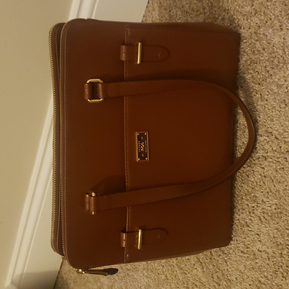 Lauren Ralph Lauren Leather Tote